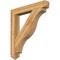 Ekena Millwork Funston Arts & Crafts Rough Sawn Bracket, Western Red Cedar, 6"W x 44"D x 48"H BKT06X44X48FST03RWR - alternate 1